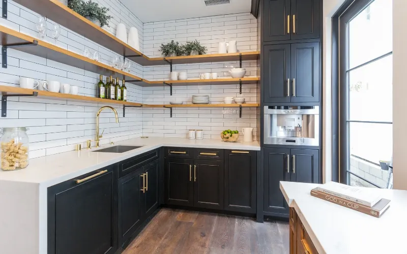 Install Open Shelving