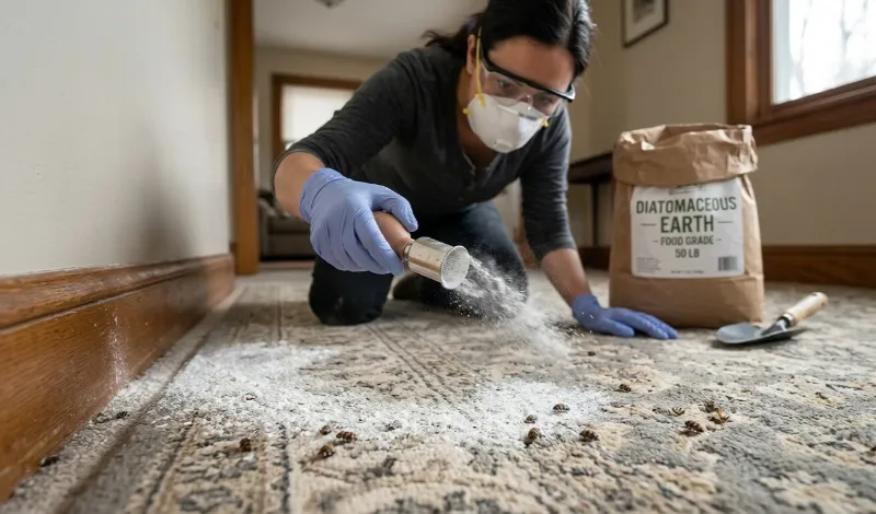 Apply Diatomaceous Earth