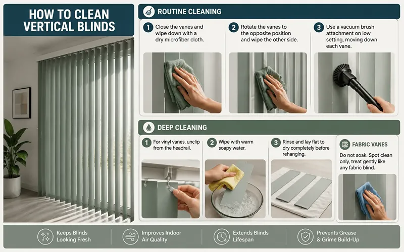 How to Clean Vertical Blinds