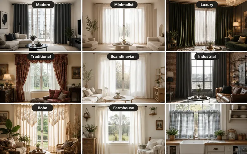 Curtains by Interior Style
