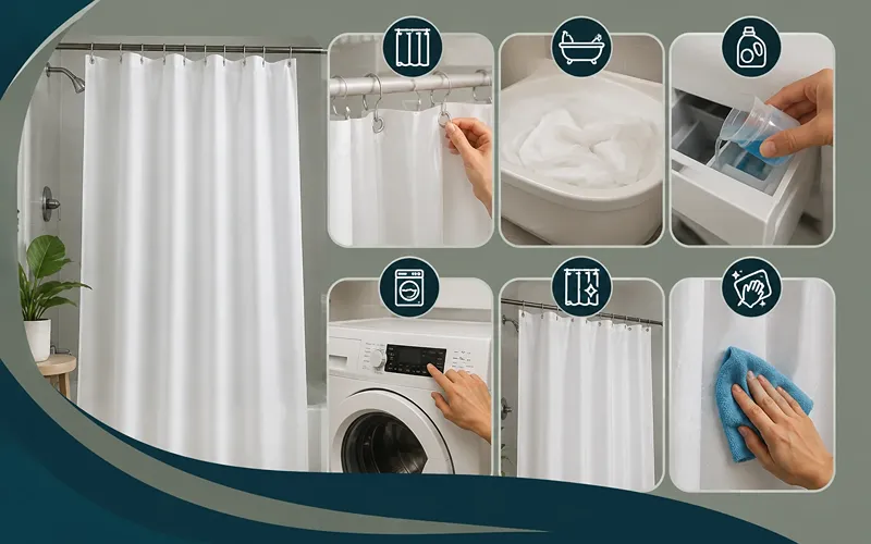 How to Clean a Shower Curtain